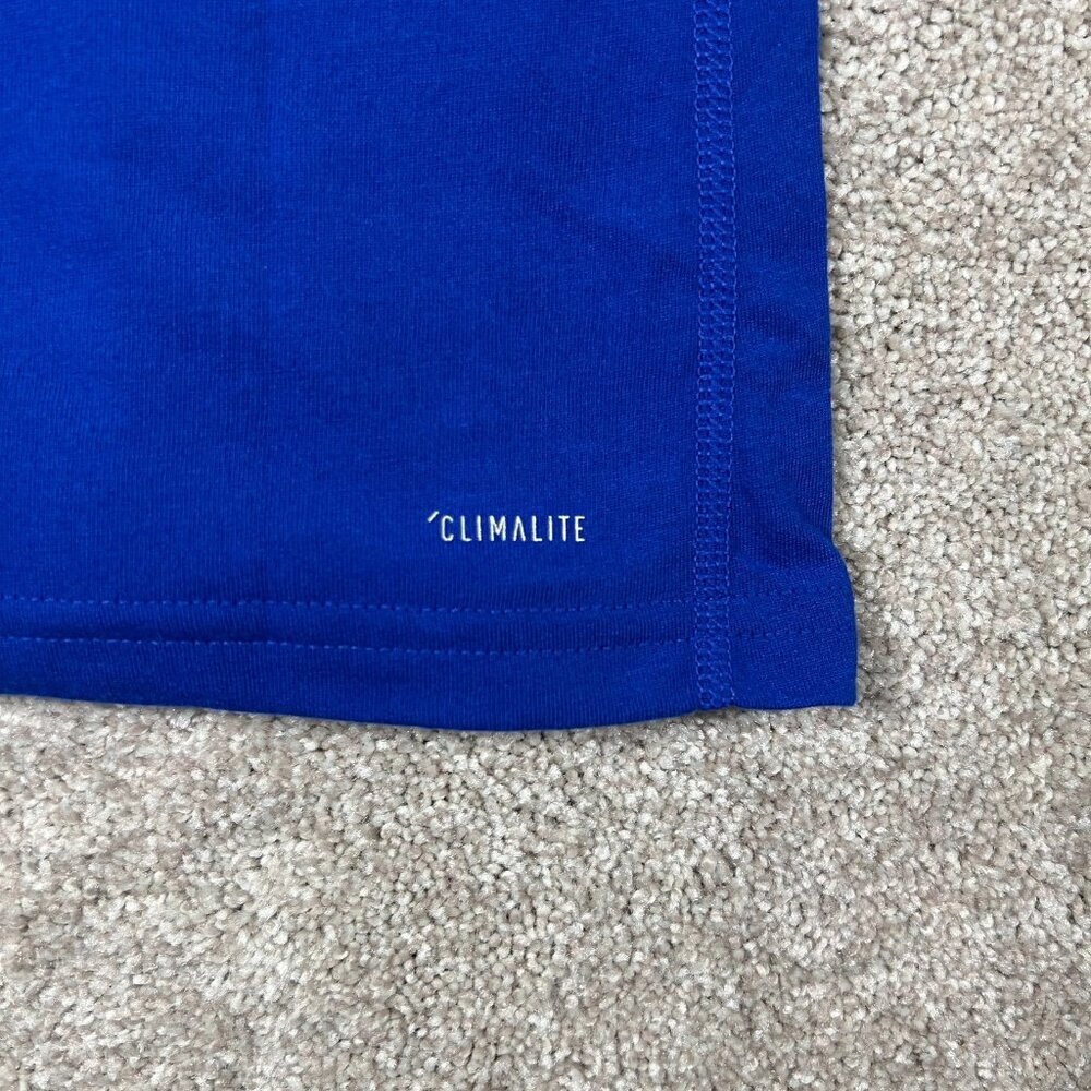 Adidas Womens S Blue New York Rangers NHL Hockey Ultimate 2 Short Sleeve Tee NWT - Picture 3 of 6